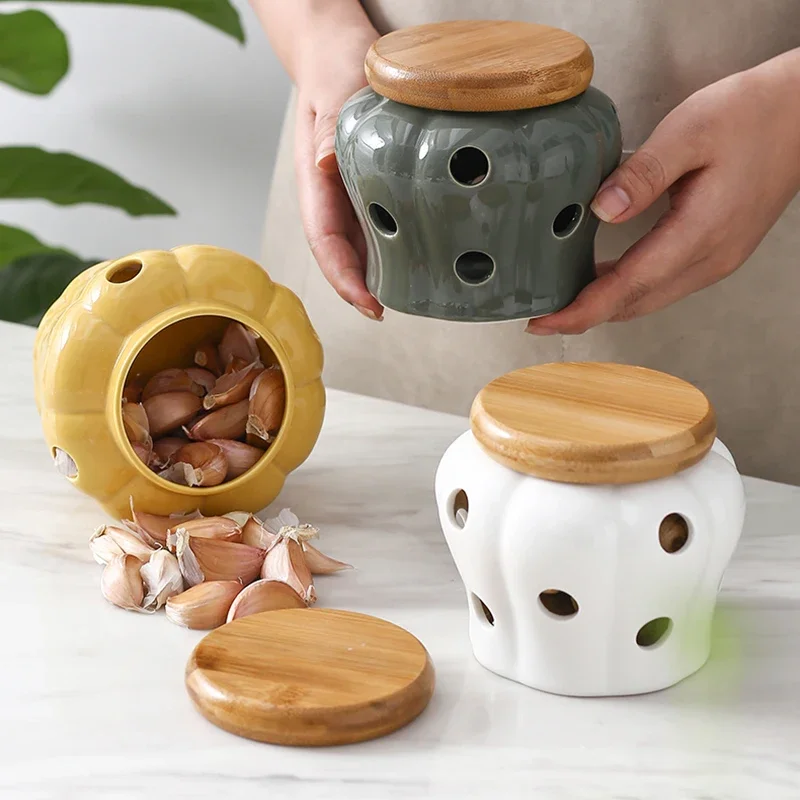 Kitchen Bank - Pots de Aliments en céramique évidée,
