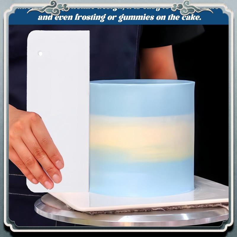 Fondant Smoother Set - Ensemble de grattoirs à gâteaux durables,