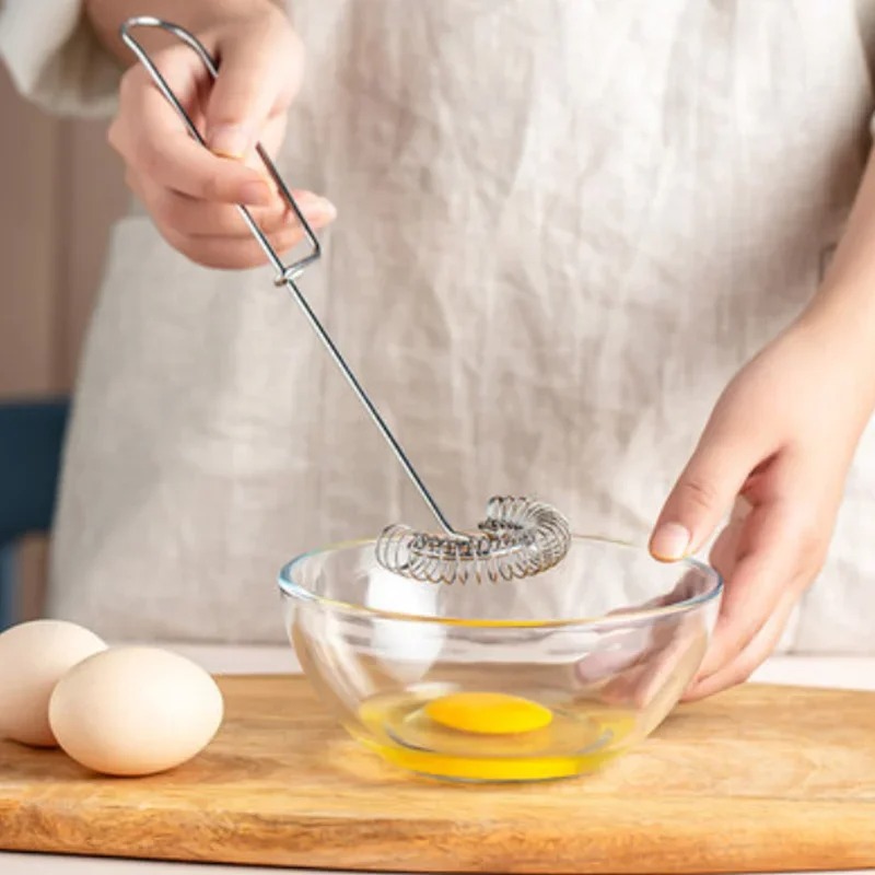 Kitchen Baking Blender - Agitateur à œufs à ressort portable