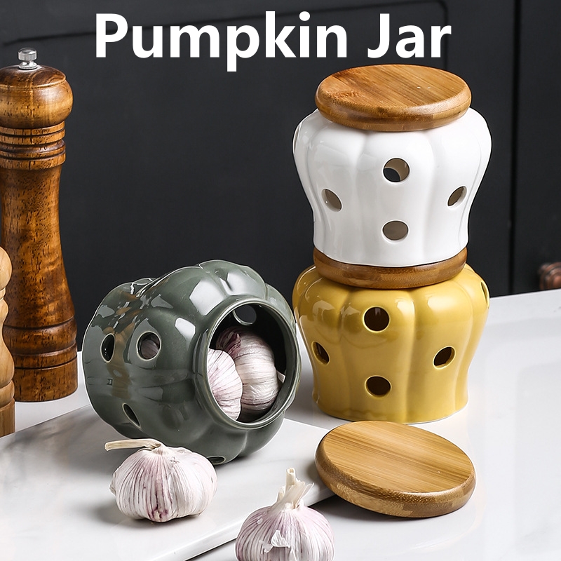 Kitchen Bank - Pot de citrouille avec couvercle, réservoir