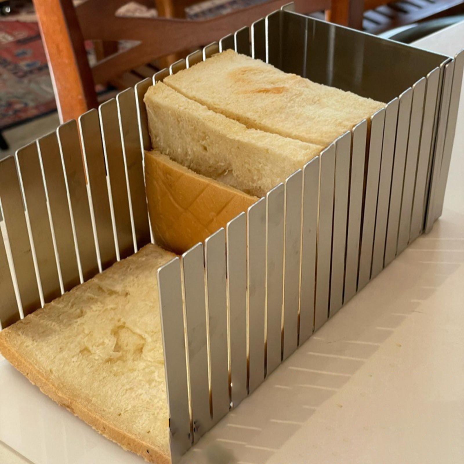 Kitchen Baking Aid - Trancheuse à pain en acier inoxydable