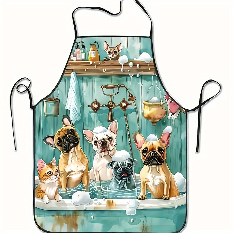 Baking Kitchen At Home - Tablier à motif de bain pour